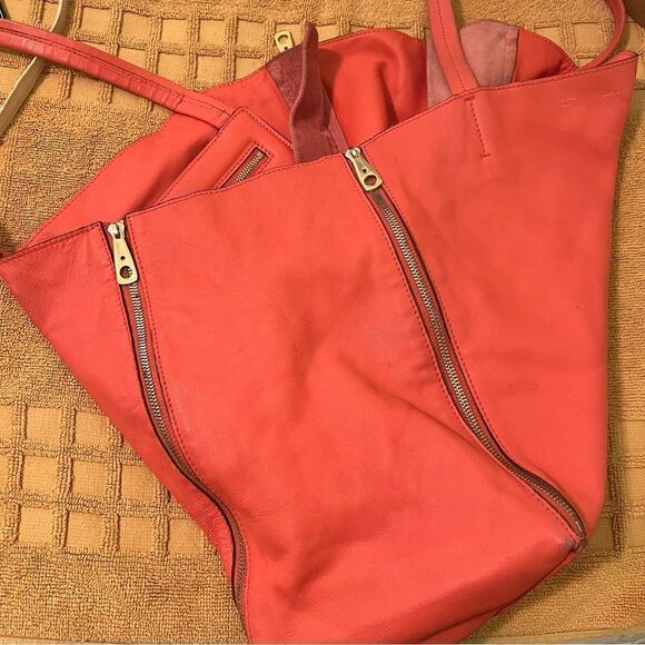 Céline Horizontal Cabas Tote Bag With Zippers - Picture 15 of 16